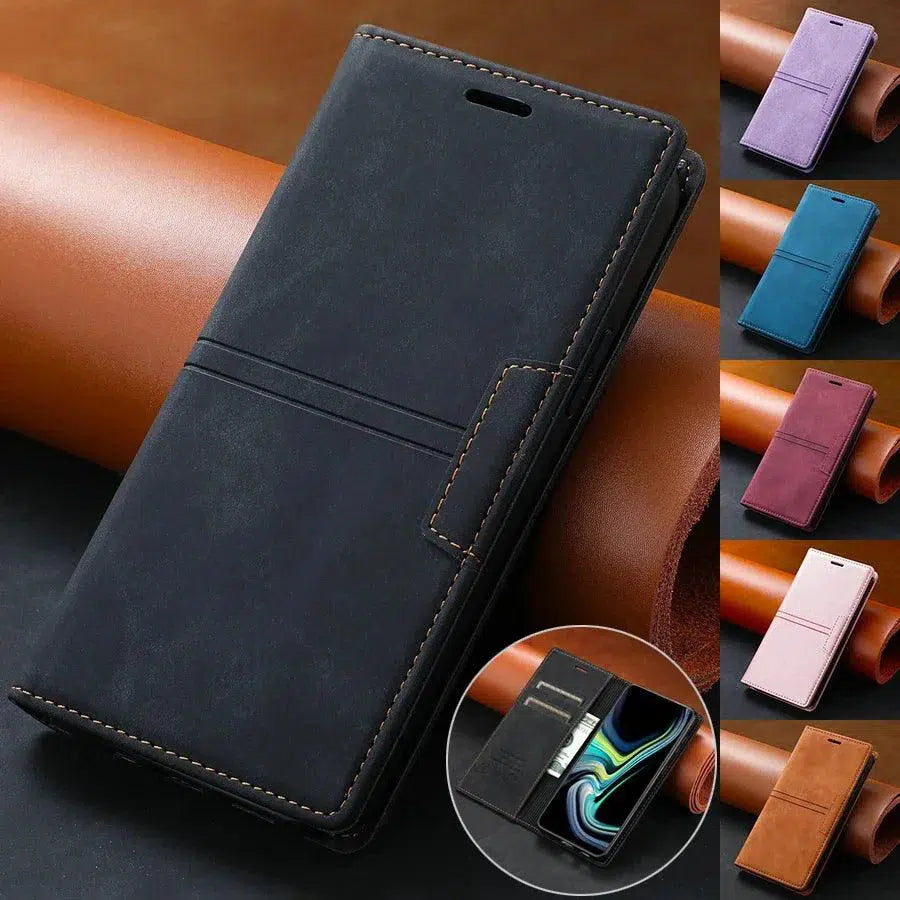 Business Wallet PU Leather Case for Google Pixel 4A 5G - Case Space AU