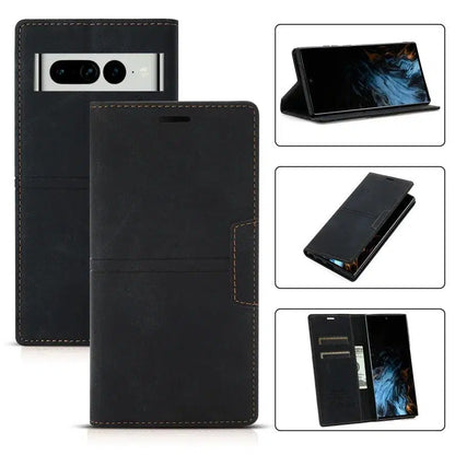 Business Wallet PU Leather Case for Google Pixel 4A 5G - Case Space AU