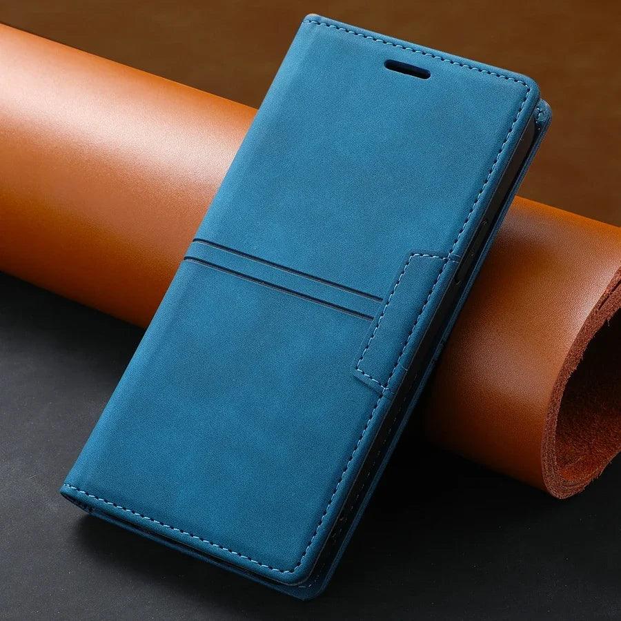 Business Wallet PU Leather Case for Google Pixel 4A 5G - Case Space AU