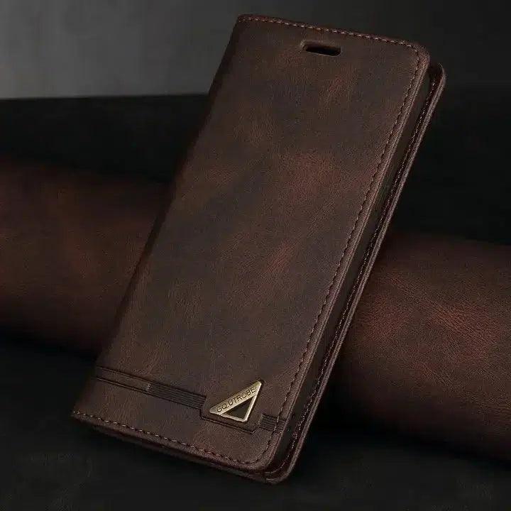 Leather Book Wallet Case for Oppo A15/A15S - Case Space AU