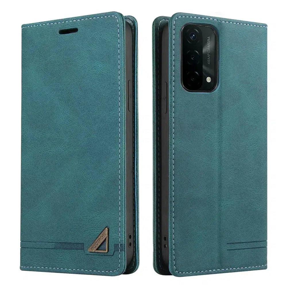 Leather Book Wallet Case for Oppo A15/A15S - Case Space AU