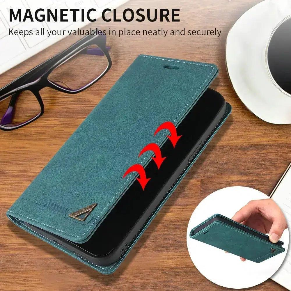 Leather Book Wallet Case for Oppo A16/A16S - Case Space AU