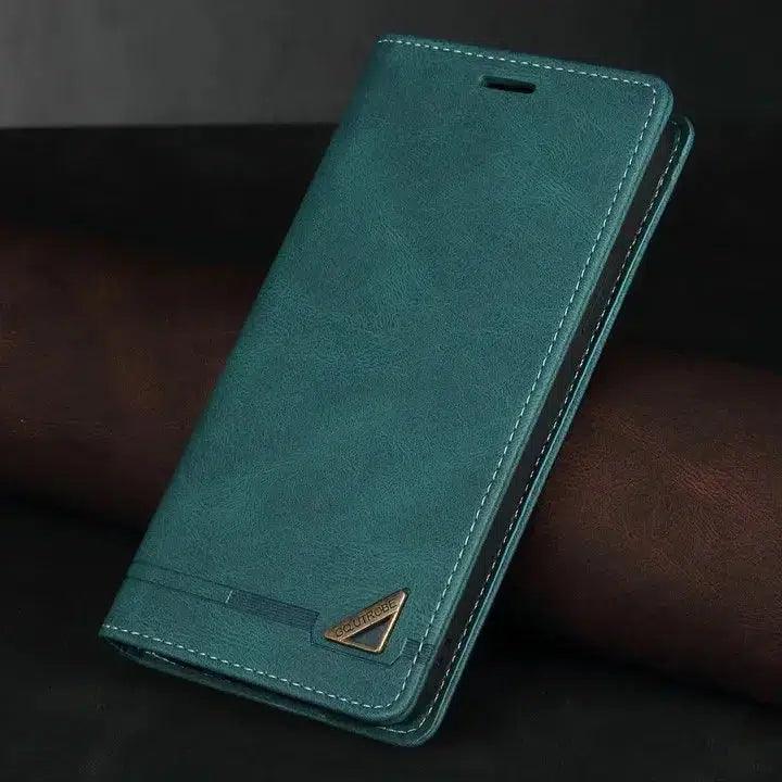 Leather Book Wallet Case for Oppo A16/A16S - Case Space AU