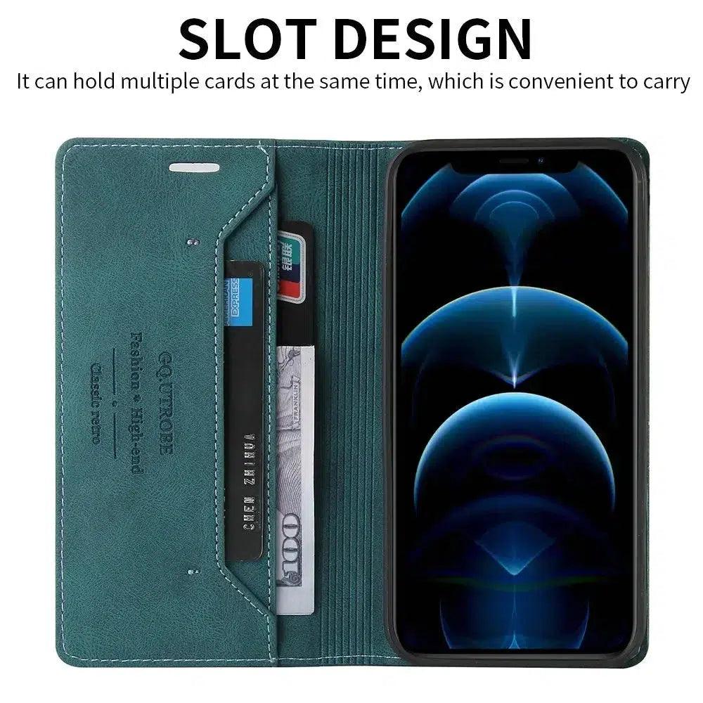 Leather Book Wallet Case for Oppo A77 4G/5G - Case Space AU