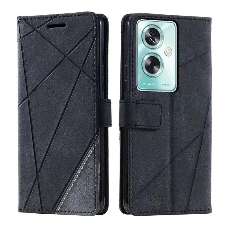 Luxury Flip Wallet Case for Oppo A18 - Case Space AU