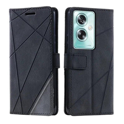 Luxury Flip Wallet Case for Oppo A58 4G - Case Space AU