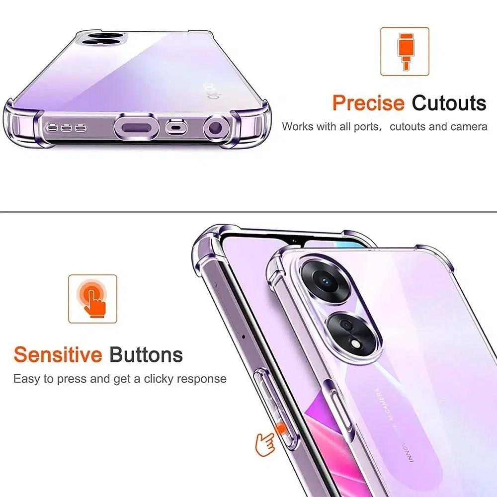 Translucent Bumper Case for Oppo A16/A16S - Case Space AU