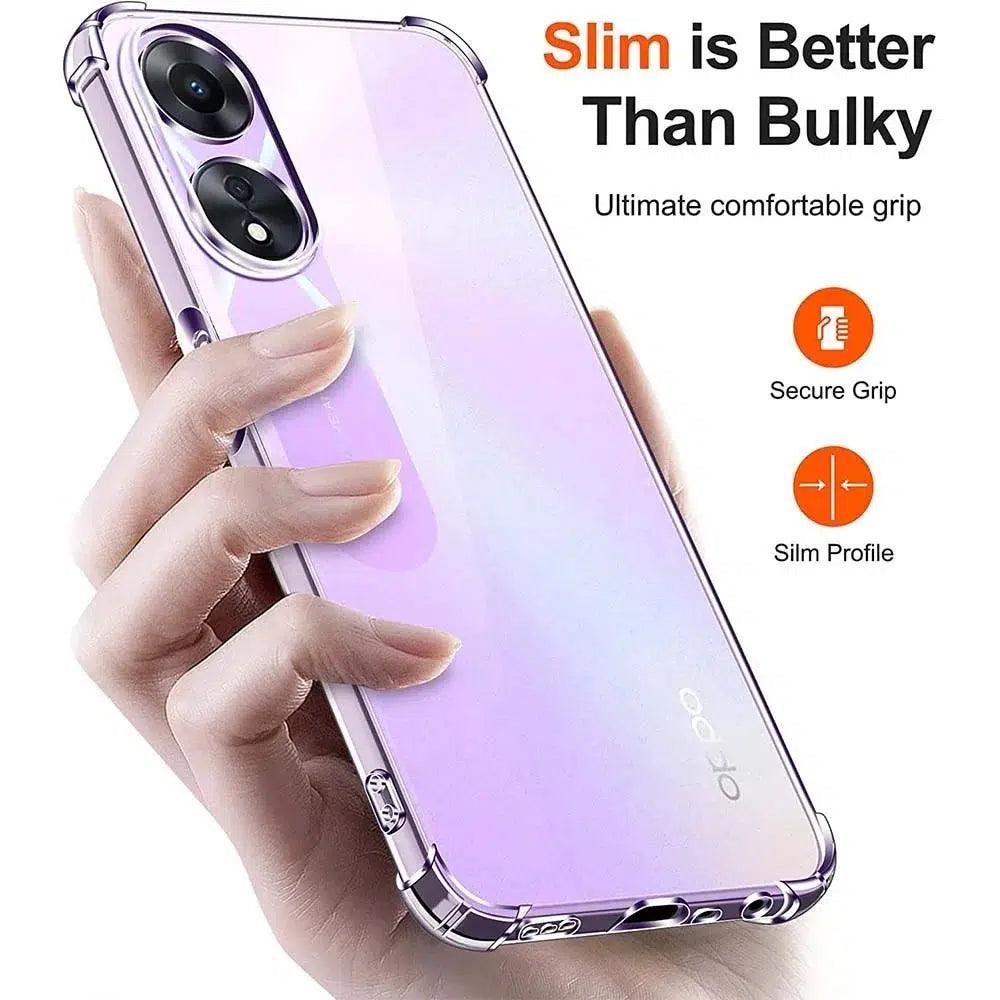 Translucent Bumper Case for Oppo A77 4G - Case Space AU