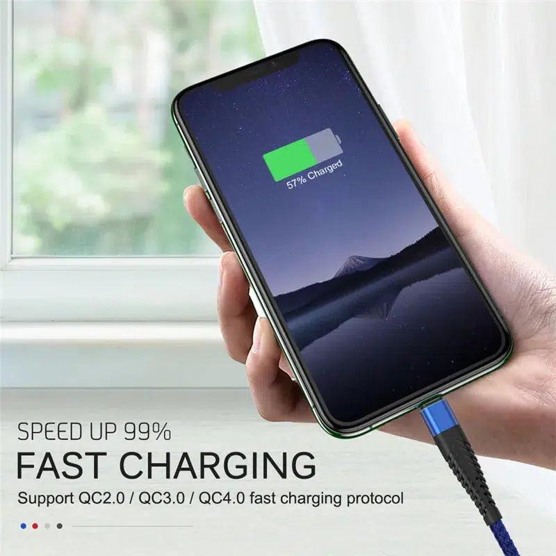 USB-A to Lightning Connector Charging Cable (0.25m, 1m, 2m, 3m) - Case Space AU